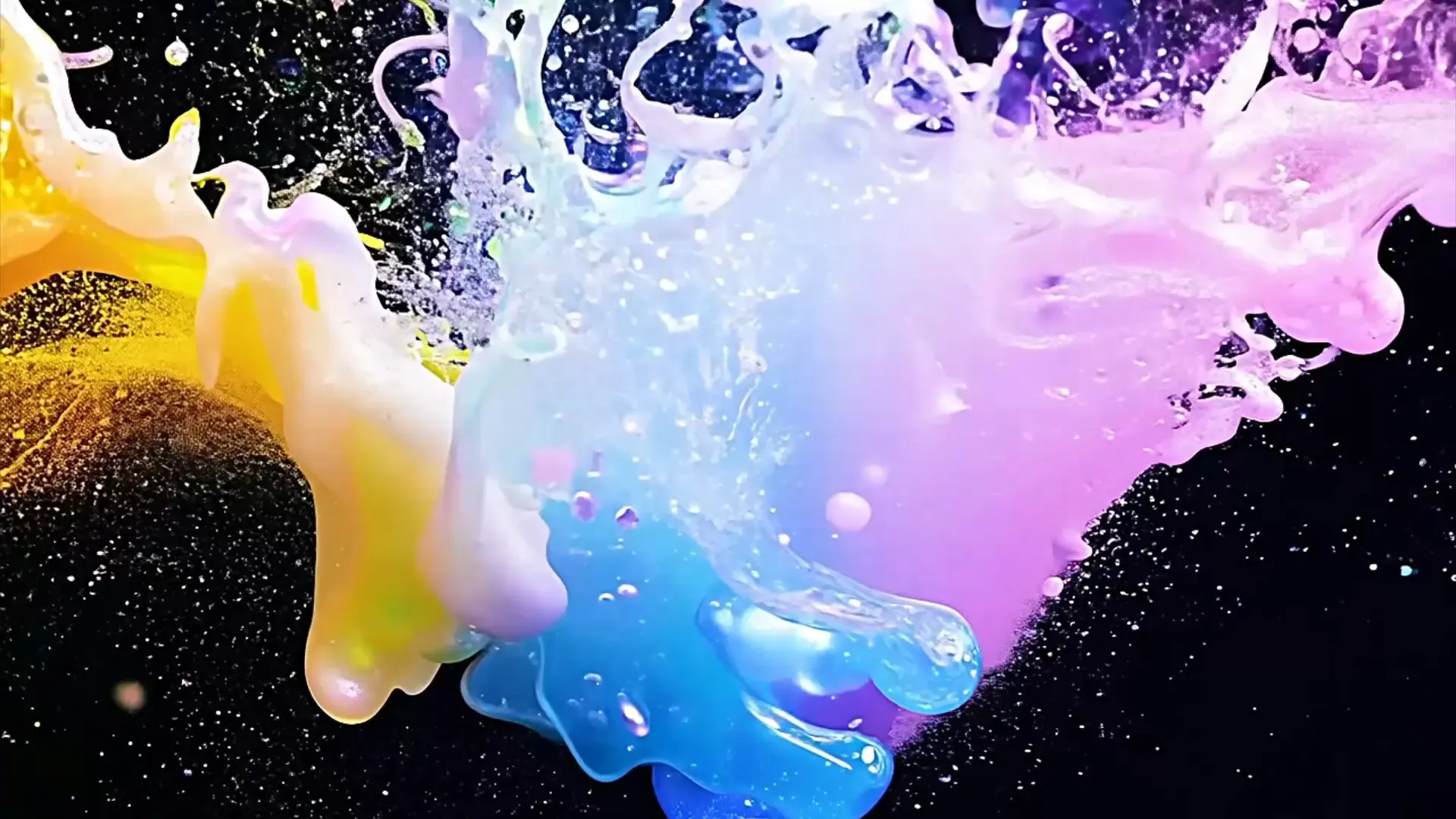 Vibrant Fluid Overlay for Engaging Logo Animation